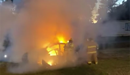 UHP Skid Unit : Vehicle Fire